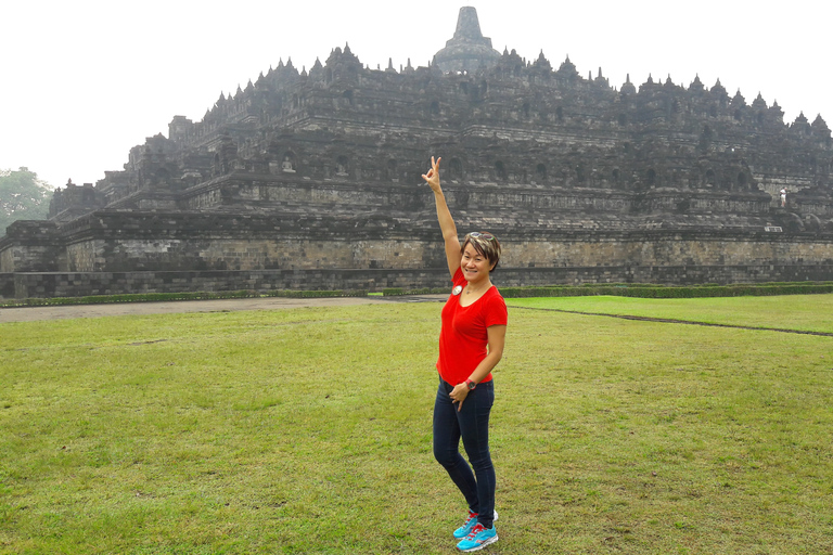 Soluppgång på Merapi-berget, Borobudur-klättring och Prambanan-templet