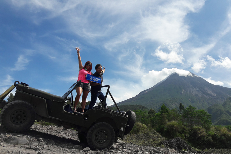 Soluppgång på Merapi-berget, Borobudur-klättring och Prambanan-templet