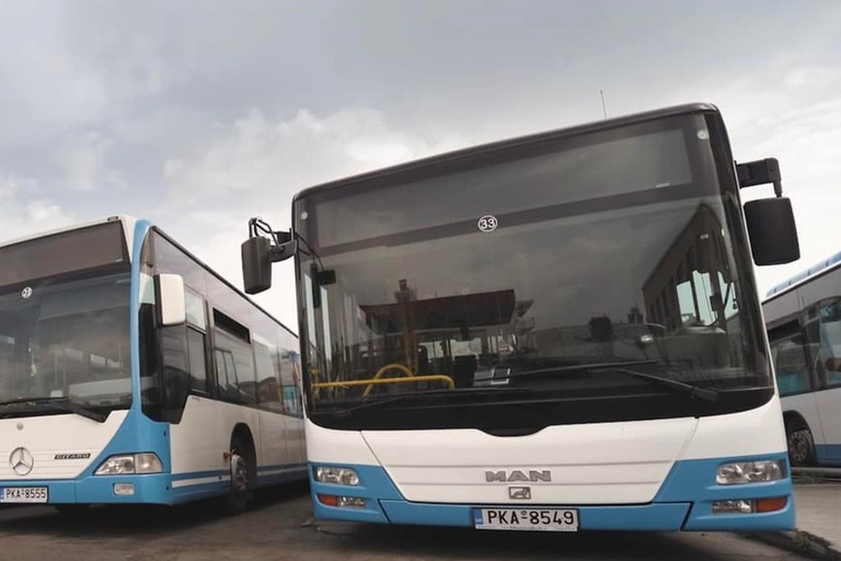 Rodos: Transfer autobusem do/z lotniska RodosZ Rodos na lotnisko Rodos