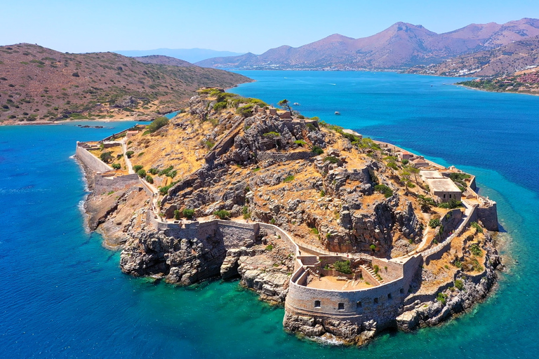 Heraklion: Spinalonga & Agios Nikolaos Cruise with BBQ Lunch Tour in Polish with Pickup