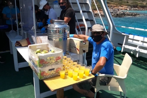 Heraklion: Spinalonga & Agios Nikolaos Cruise met BBQ LunchPick up van: Heraklion, Gouves, Stalis, Malia, Hersonisos