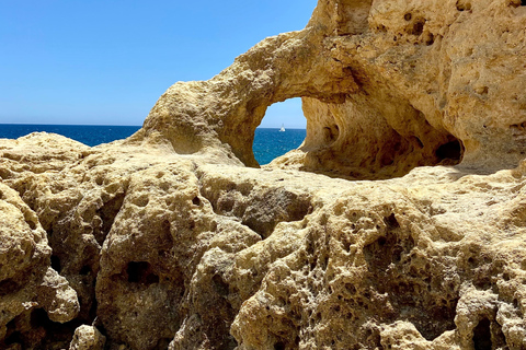 De Faro: Passeio de aventura na caverna de Benagil e muito maisDe Faro: Tour de Aventura à Gruta de Benagil