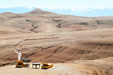 Magical Dinner In Agafay Desert and Sunset From Marrakech