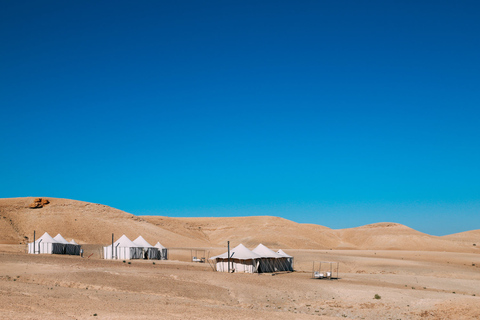 Magical Dinner In Agafay Desert and Sunset From Marrakech