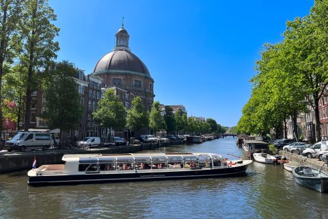 Amsterdam: crociera sui canali con commento informativo e audioguida