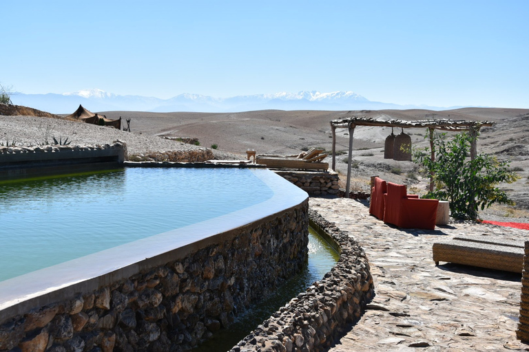 Magical Dinner In Agafay Desert and Sunset From Marrakech