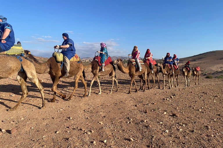 Desde Marrakech : Paseo en camello al atardecer en el desierto de AgafayPaseo en camello al atardecer en el desierto de Agafay