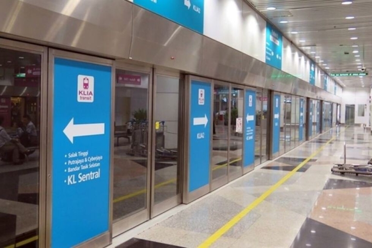 Flughafen Kuala Lumpur: Zugtransfer zum/vom KL SentralEinfach von Kuala Lumpur Flughafen T2 nach KL Sentral Station