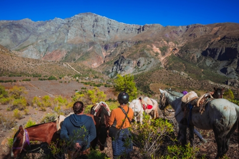 Paardrijden midden in Los Andes met Chileense BBQ