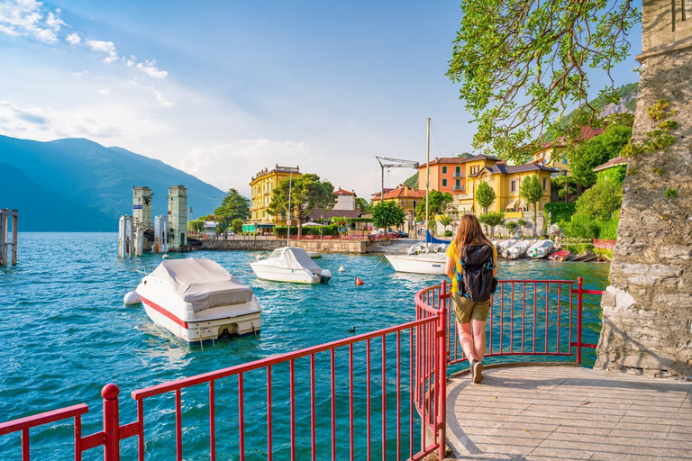 Från Milano: Liten grupp Como, Bellagio, Varenna, båtkryssningGruppresa med mötesplats nära Piazza Duomo