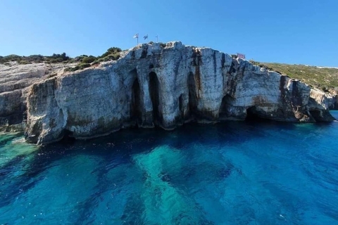 Grottes bleues de Zante et baie de Navagio