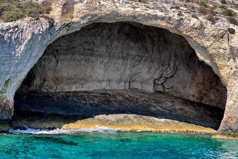 Agios Nikolaos: Simkryssning i blå grottor och Navagio BayAgios Nikolaos: Simkryssning i blå grottor och Navagio-bukten