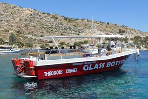 De blauwe grotten van Zakynthos en de baai van Navagio