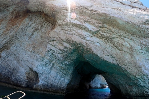 Grottes bleues de Zante et baie de Navagio