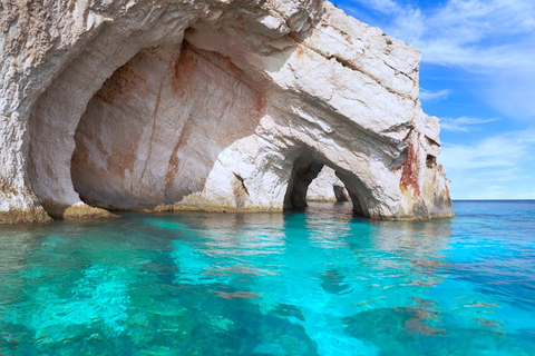 Grottes bleues de Zante et baie de Navagio