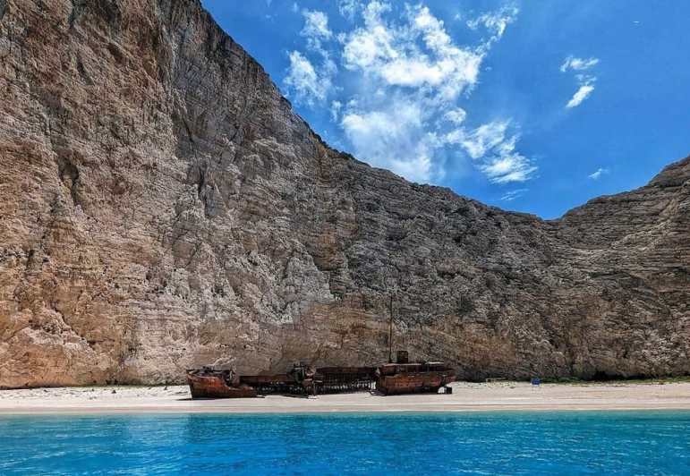 Agios Nikolaos: Blue Caves and Navagio Bay Swim Cruise