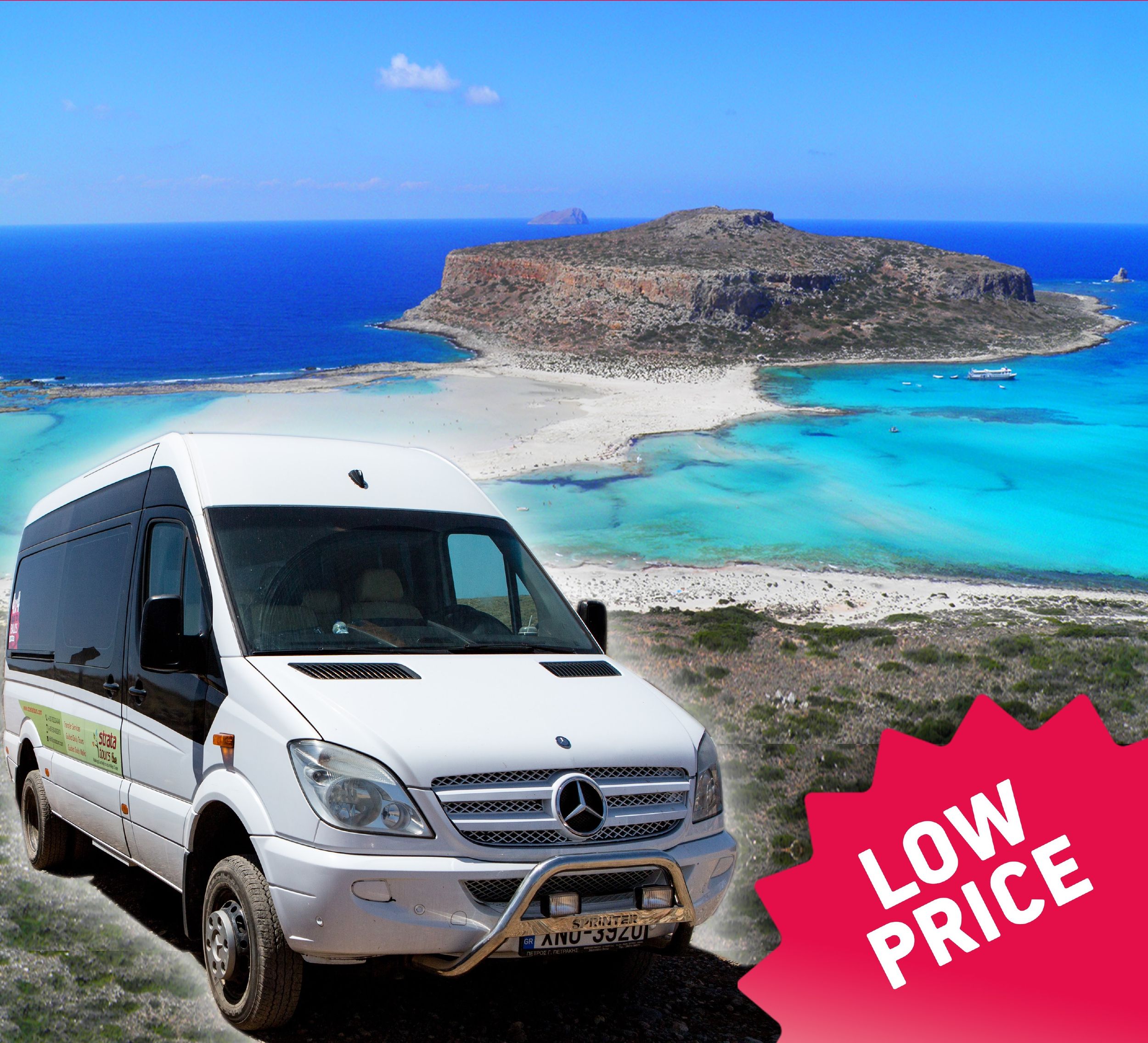 Balos Beach Off-Road-Bus – Tägliche Abfahrt von Kissamos