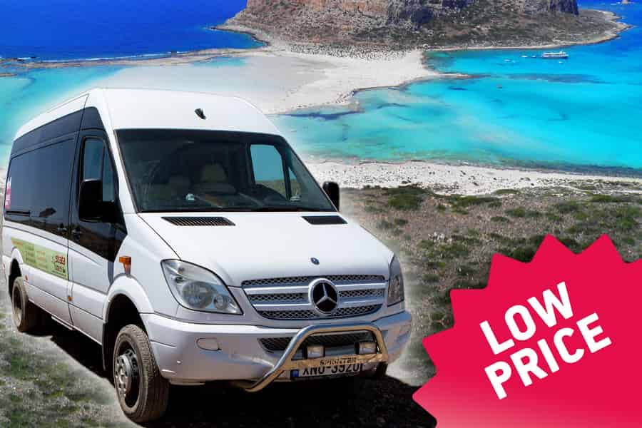 Balos Beach Off-Road-Bus – Tägliche Abfahrt von Kissamos. Foto: GetYourGuide
