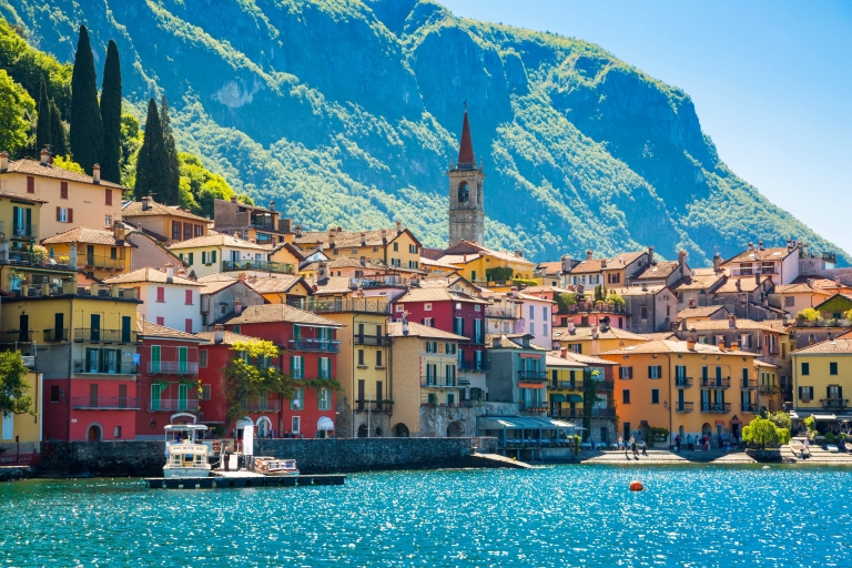 Milan : Excursion d'une journée en petit groupe sur le lac de Côme à Bellagio et Varenna