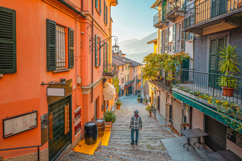 Milan : Excursion d'une journée en petit groupe sur le lac de Côme à Bellagio et Varenna