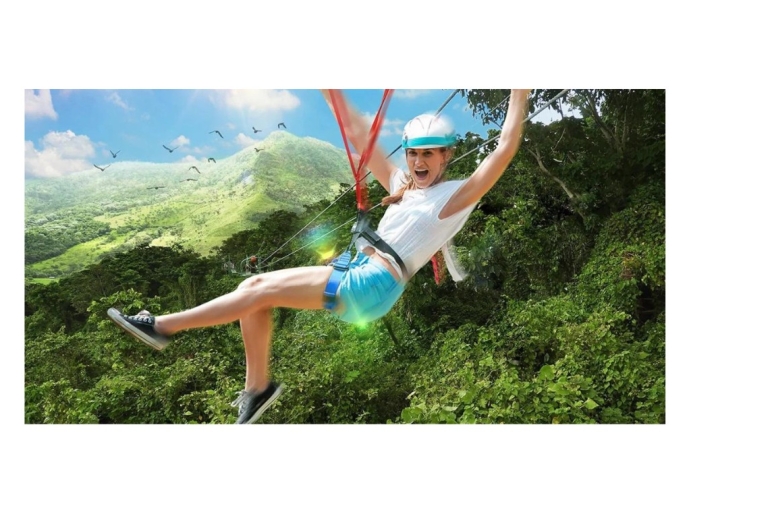 Punta Cana: Half day tour Zip Line from punta cana