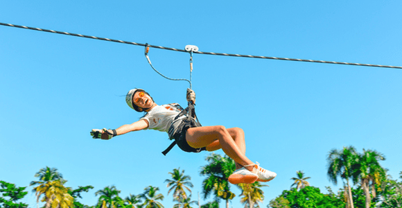 Punta Cana: Half-Day Zipline Tour