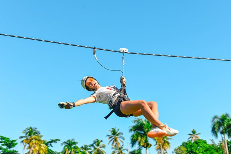 Punta Cana: Half day tour Zip Line from punta cana