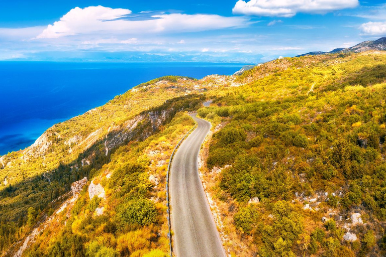 Desde Parga: Excursión privada de un día a la isla de Lefkada en furgoneta