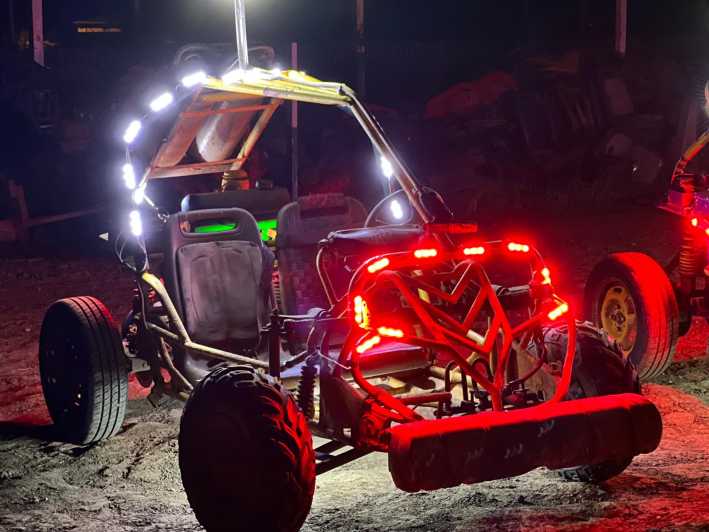 Marmaris: aventura de safári de carro noturno com buggy