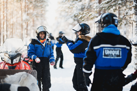 Rovaniemi : Safari en motoneige facile