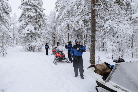 Rovaniemi : Safari en motoneige facile