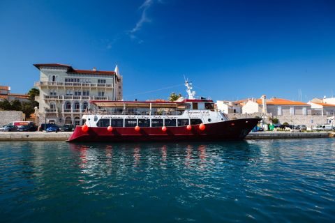 Krk: Boat Trip to Rab & Pag with Sightseeing & Swimming