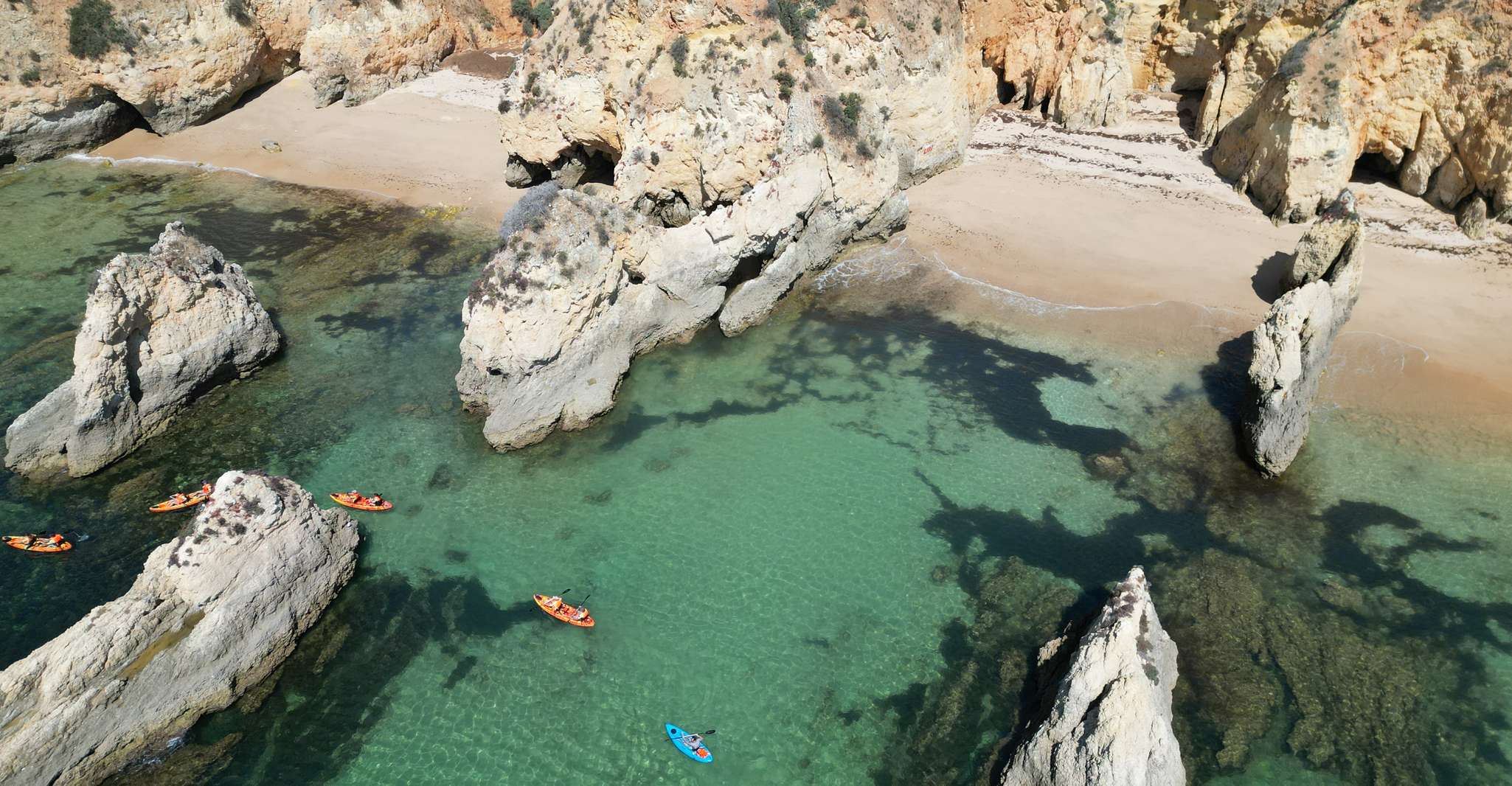 Praia do Vau -Kayak Cave and Cliff Tour - Alvor and Portimão - Housity