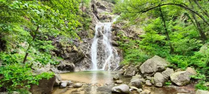 Geführte Tour im Pescone Wasserfall