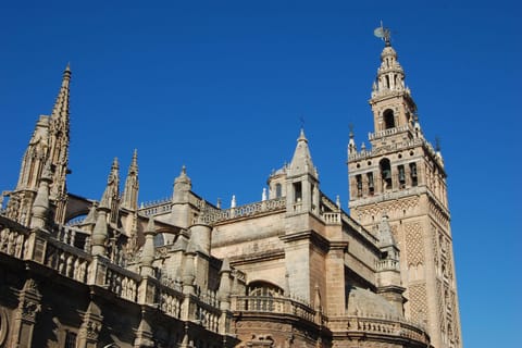 Interior detail and chapels of Seville Cathedral