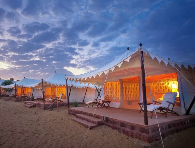 Visit From Jodhpur Overnight Camping With Camel Safari In Jodhpur in Jaisalmer, Rajasthan, India