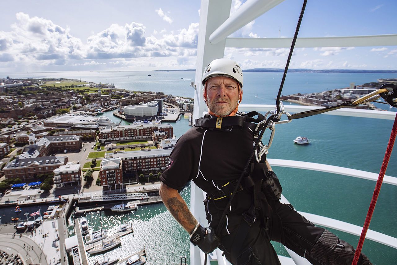 Portsmouth: Spinnaker Tower Abseil-Erlebnis