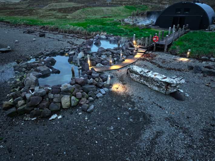 Golden Circle: Geothermal Sea Bath & Farm Lunch Guided Tour