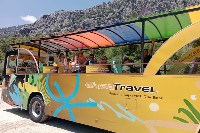 Kemer: feestbus naar Goynuk Canyon met toegangsticketTour met ophalen van Tekirova Hotels