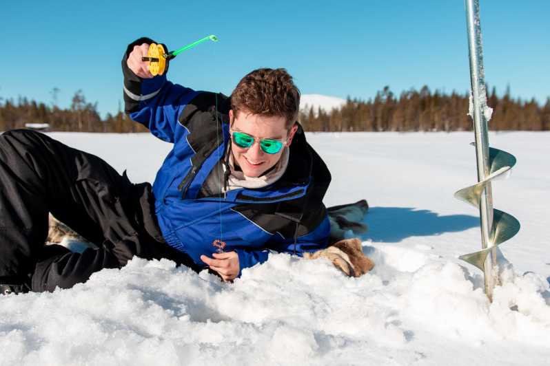 Юлляс: приключение на снегоходах с подледной рыбалкой