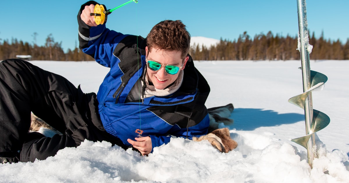 Ylläs Snowmobile Adventure with Ice Fishing GetYourGuide