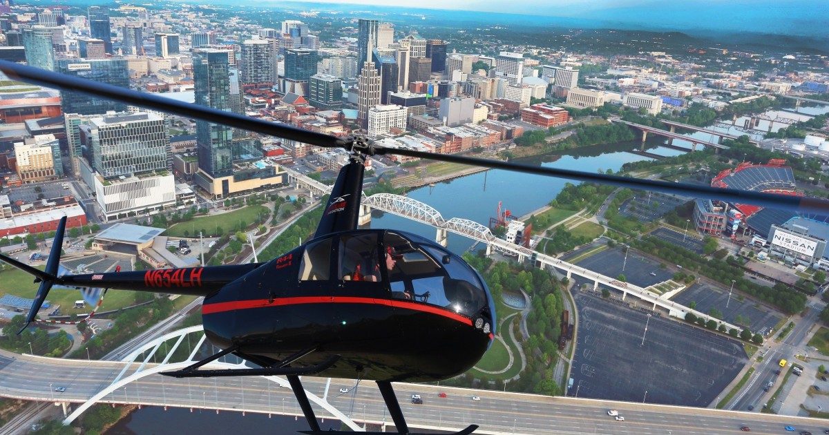 Nashville Downtown Helicopter Experience GetYourGuide