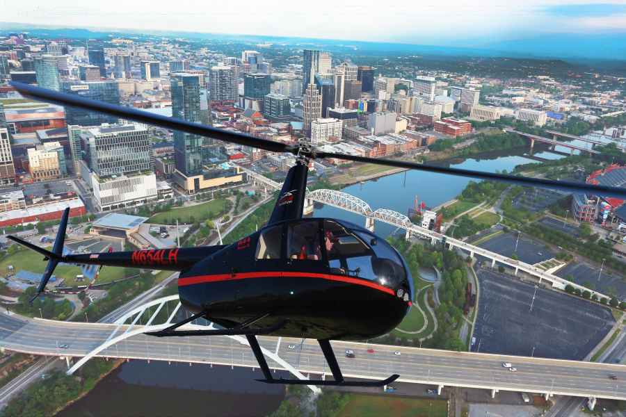 Nashville: Hubschrauber-Erlebnis in der Innenstadt. Foto: GetYourGuide