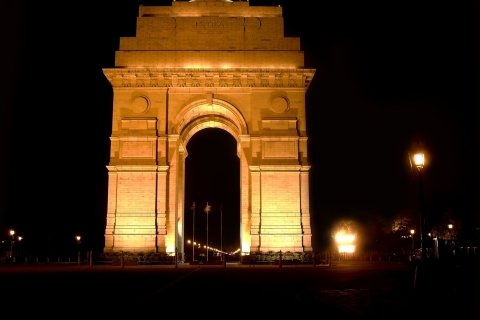 Nueva Delhi: Visita guiada nocturna de Nueva Delhi
