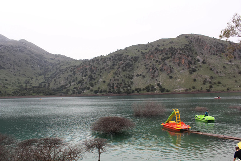 Chania para os lagos de Creta: Tour particular ao Aqua ParadiseLagos de Creta: Um tour guiado particular para o Paraíso Aquático