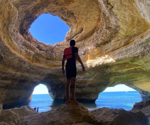 Faro Benagil Cave Bodyboard Tour with Beach & Trail Visit GetYourGuide