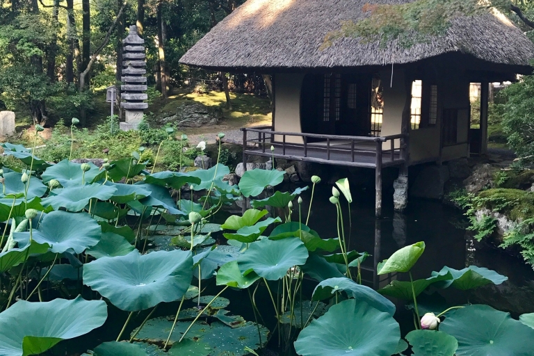 Kyoto: theeceremonie in de tuin van een Japanse schilder