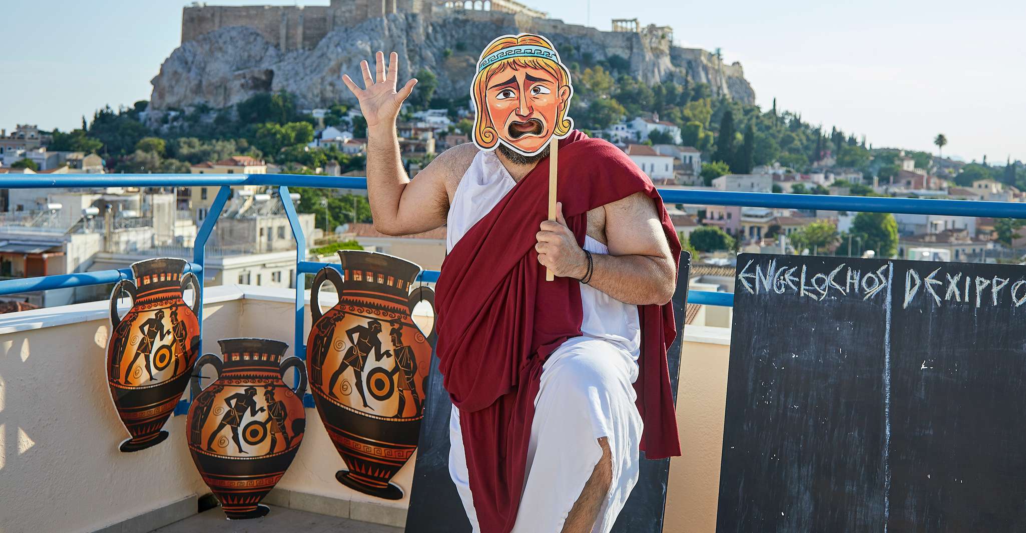 Athènes, Mystère du meurtre grec antique avec des vues sur l'Acropole - Hizvo