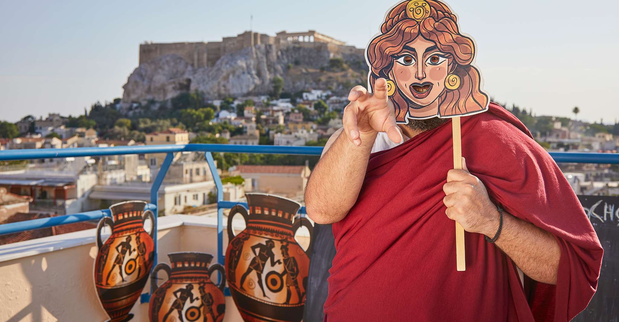 Athènes, Mystère du meurtre grec antique avec des vues sur l'Acropole - Hizvo