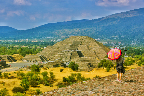 Tour guidato a piedi delle piramidi di Teotihuacan - 2 oreTour privato con biglietto d&#039;ingresso